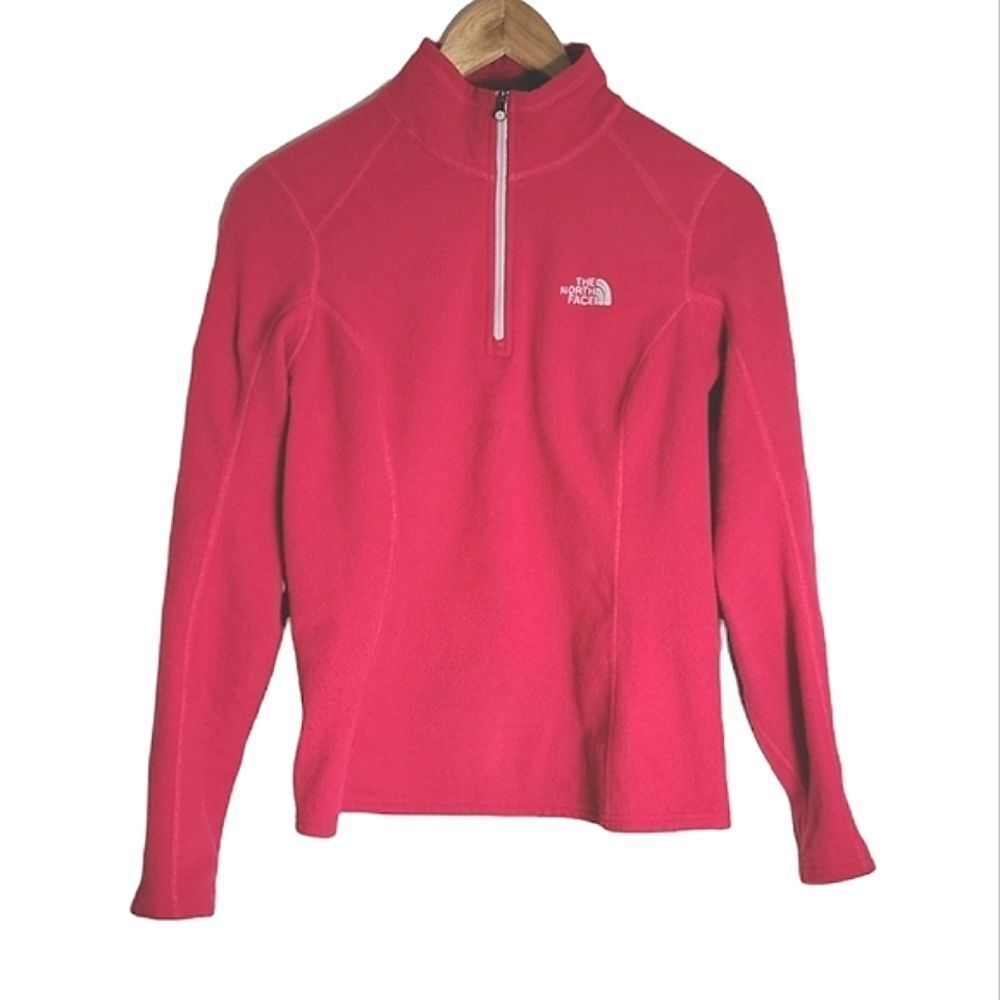 THE NORTH FACE TKA 100 Quarter-Zip Fleece Jacket Womens Size S